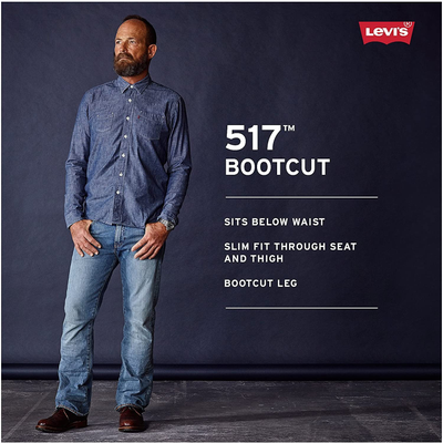 Джинсы 517™ Levi's® RedTab™ {стираные}