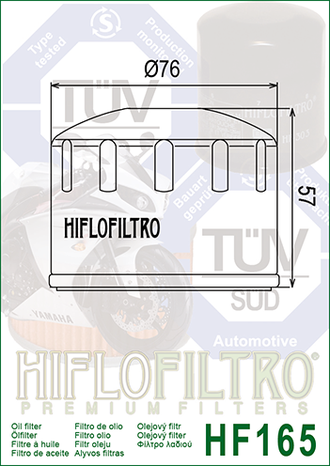 Масляный фильтр HIFLO FILTRO HF165 для BMW (11 42 7 707 217)