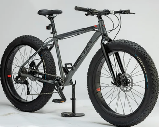 Велосипед TT219/ 9ск 26"x4 Фэт серый рама 19"