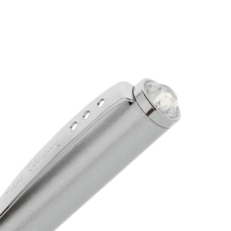 Ручка подарочная шариковая PIERRE CARDIN "Actuel", корпус серебряный, алюминий, хром, синяя, PC0701BP