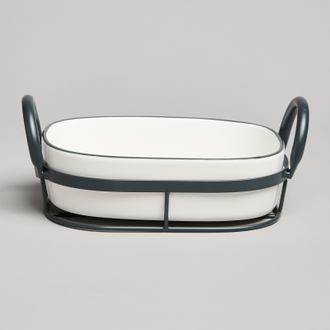 Форма на металлической подставке "Гуси" 25*15,5*9 см