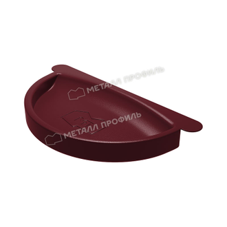 Заглушка желоба для водосточной системы FORAMINA Plastisol RAL3005