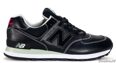 New Balance 574 Мужские Black/white (41-45)