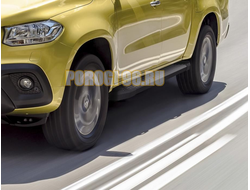 Пороги для Mercedes-Benz X-Class (2017-) Black Start