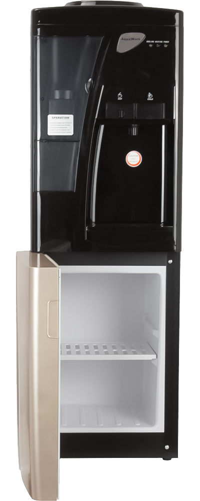 Aqua Work 3-W бронзовый со шкафчиком, с нагревом и электронным охлаждением