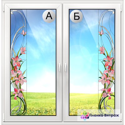 ВИТРАЖНАЯ ПЛЕНКА F-17