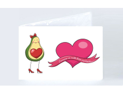 Обложка на зачетную книжку #10 на День влюблённых, 14 февраля