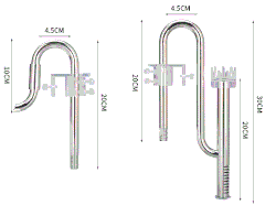 Набор металлических трубок METALL JET PIPE 13мм со скиммером