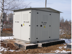 Одно трансформаторная КТП проходного типа