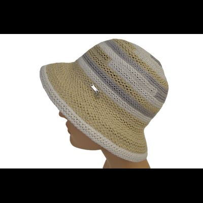 Шляпа белая Италия Vizio 1504 из вискозы