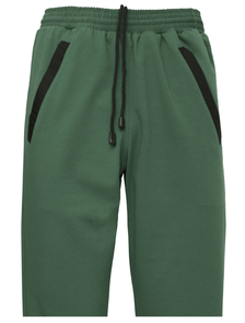 Мужские легкие шорты большого размера арт. 2942-0529 (цвет зеленый) Размеры 56-78