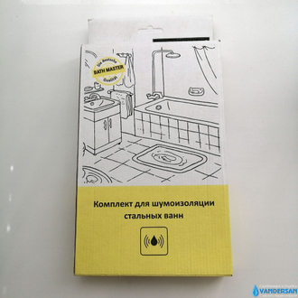 Комплект шумоизолляции для стальных ванн купить в интернет-магазине Вандерсан.ру