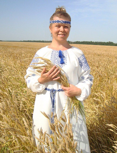 Платье-рубашка "Купальские Узоры"