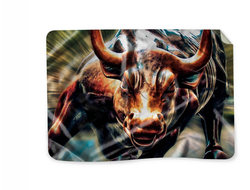 Плед с символикой "Быка" №2