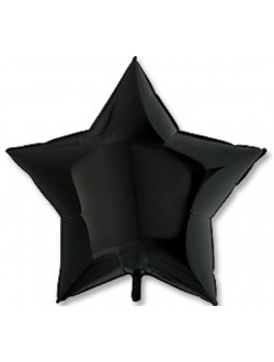 Шар Звезда, Пастель Чёрный / Black