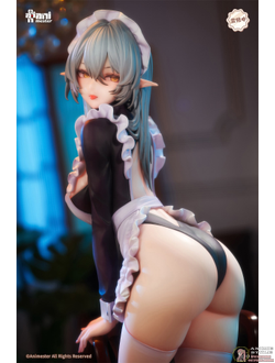 Фигурка 1/6  Ленивая горничная Сильвер (Lazy Naughty Maid Sivir)