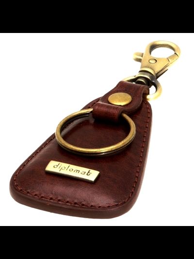 брелок для ключей из натуральной кожи