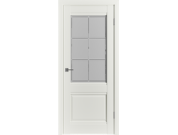 Межкомнатная дверь ПО ЭМАЛЕКС ЕС 2 (EMALEX EC 2), Midwhite Crystal Cloud