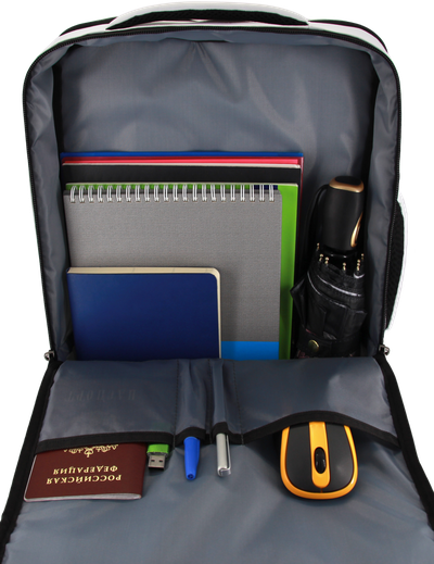 Рюкзак сумка для ноутбука 15.6 - 17.3 дюймов Optimum, белый