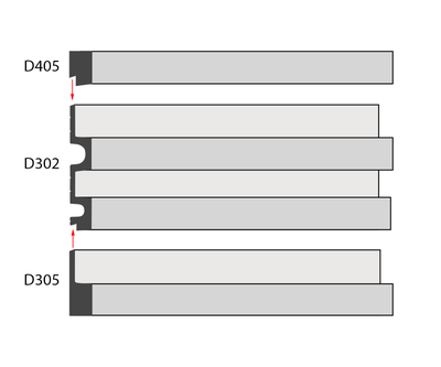 Молдинг DECOMASTER D405 к 3D панели D302