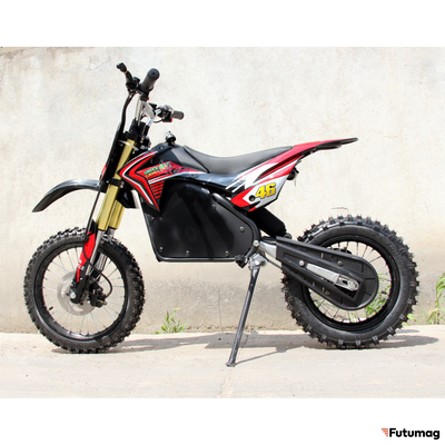 Электромотоцикл GreenCamel Питбайк DB500, 48V 1500W R14/R12 красный