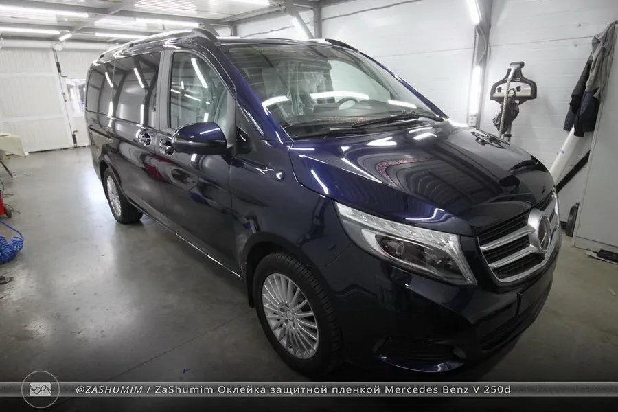 Оклейка защитной пленкой Mercedes Benz V-Class