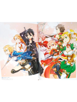 Оригинальный Арт Бук Sword Art Online SAO - ABEC Artworks II Wanderers  (Мастера Меча Онлайн)