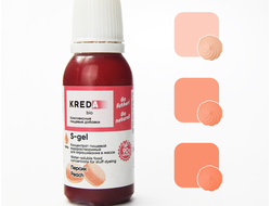S-gel 08 персик, концентрат универс. для окраш. (10 мл) KREDA Bio, компл. пищ. добавка