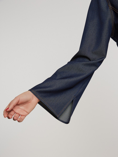 Рубашка цвета деним