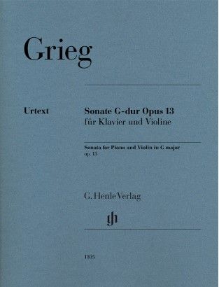 Grieg. Sonate G-dur op.13 für Violine und Klavier