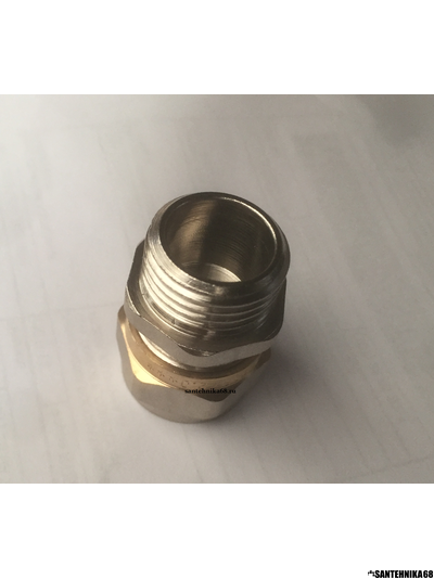 Цанга муфта переходная 16 20 26 32 м/п * 1/2 3/4" 1" ш ALT Stream