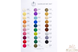 Пайетки Satinati: матовые, металлизированные