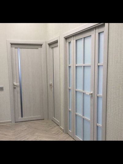 OPTIMA PORTE/ TURIN 527 АПС. ЯСЕНЬ СЕРЕБРИСТЫЙ/ ПОЛОТНО ОСТЕКЛЕННОЕ