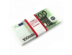 Отрывной блокнот 100 Евро сувенирный