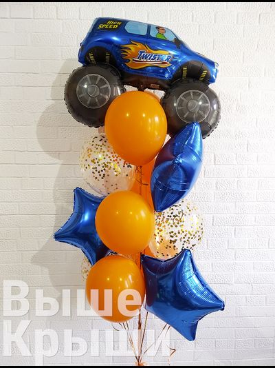 Сет &quot;Внедорожник Синий&quot; (13 шариков)