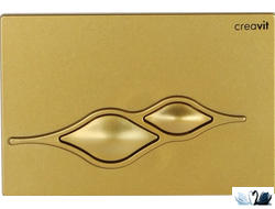 xКнопка смыва CREAVIT UFO GP1006.00 золото матовый