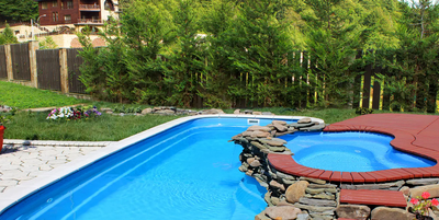 Композитный бассейн 7,5 х 3 х 1,2-1,81 "Флери" Franmer