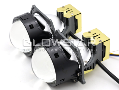 Билед модули Aozoom A20 2024 3.0 дюйма, 2 чипа, 5500K, 12V, 53W/70W, крепление 3R (комплект, 2шт)