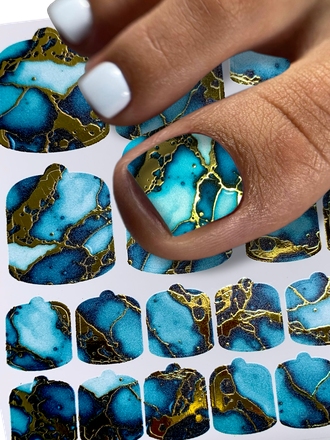 Пленки для педикюра с фольгой VIP-035