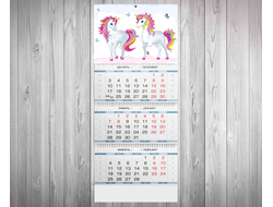 Календарь квартальный Единорог №19