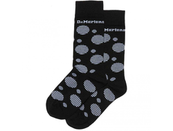 Носки Dr Martens Polka Dot Cotton Blend черные
