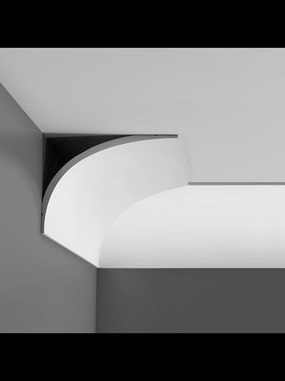 Потолочный карниз  с гладким профилем из полиуретана Orac Decor Коллекция Luxxus C990