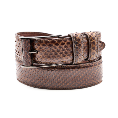 Ремень мужской 38 мм PY-k-0005 из змеиной кожи
