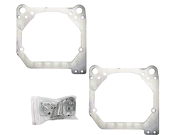 Kia Rio 4 (2020-2022) Галоген переходные рамки для замены линз (комплект, 2шт)