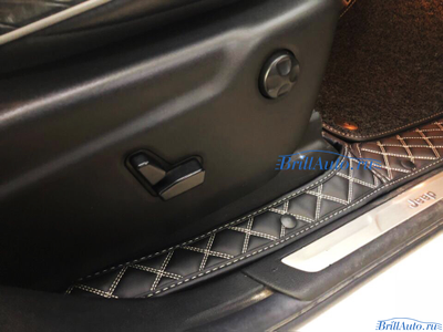 3D коврики в салон Jeep Grand Cherokee из экокожи