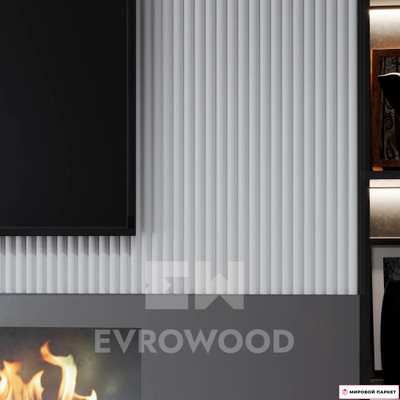 Стеновые панели Evrowood Панель PL07 в интерьере детально