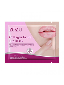 Патчи-маска для губ ZOZU Collagen Fruit Lip Mask с экстрактом персика (ряд 10 шт.)