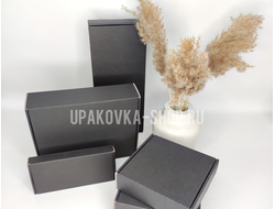 ЧЕРНЫЕ КОРОБКИ С ОТКИДНОЙ КРЫШКОЙ