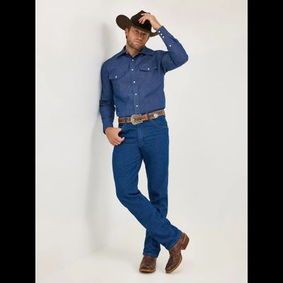 Джинсы 31MWZ Wrangler® Cowboy Cut® свободный крой [стираные]