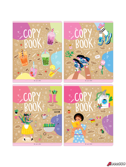 Тетрадь 48л., А5, клетка Greenwich Line "Summer time", ТВИН-лак, 70г/м2. N5c48-33348